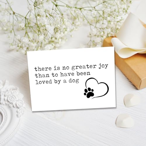 Dog Loss Sympathy Card - Condolence Card for Pet Owners
