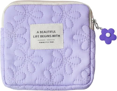 Tustao Purple Cosmetic Bag & Lipstick Holder Travel Pouch