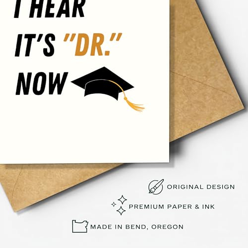 Funny Doctor Graduation Card 2026 | Medical School Congrats