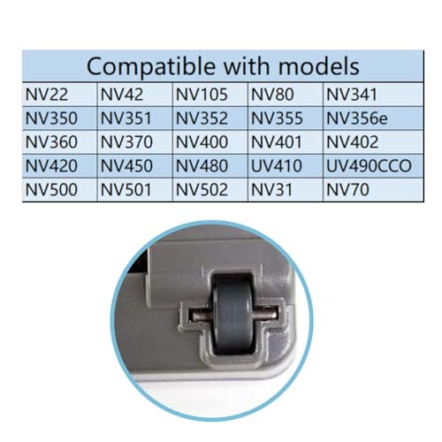 Vacuum Cleaner Replacement Wheels for Shark Navigator NV350 NV351 NV352 NV355 NV356e NV500 NV501 NV502