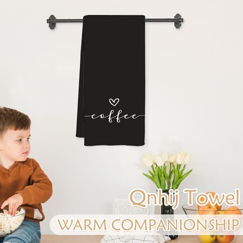Decorative Coffee Bar Towel Set - 16x24 Inch Kitchen & Home Decor