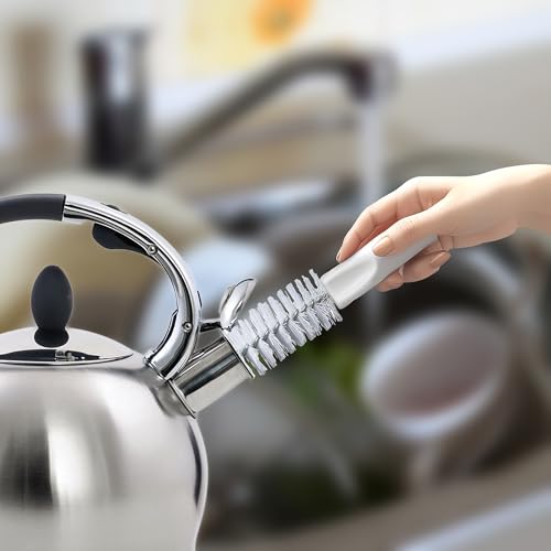 HIC Kitchen Tea Kettle Cleaning Brush for Spouts - 13-Inch Flexible Tool