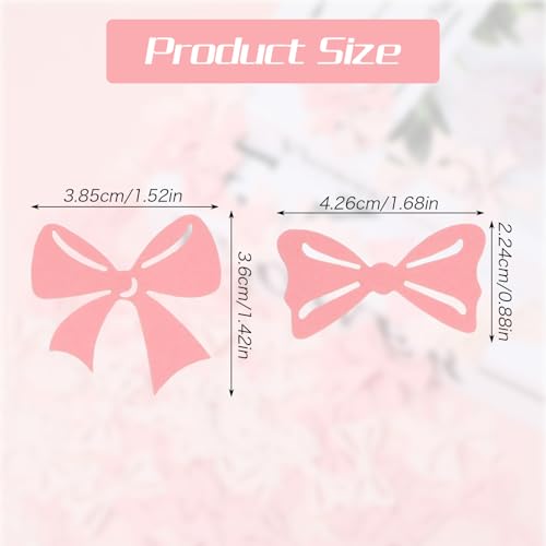 Pink Bow Table Confetti - 100 PCS Coquette Party Decorations
