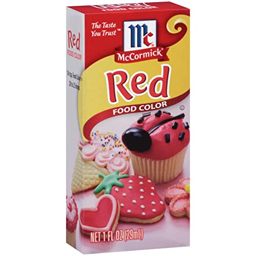 McCormick Red Food Color 1 fl oz - Bright & Versatile Dye