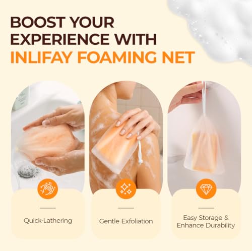 Inlifay Turmeric Kojic Acid Soap Dark Spot Corrector Bar 80g