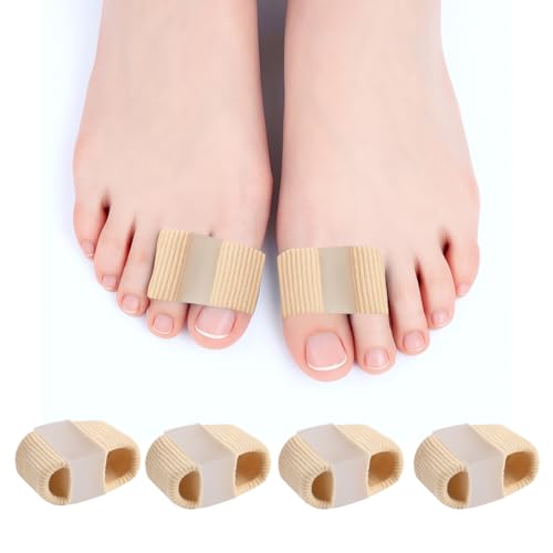 SEBS Toe Spacers & Bunion Correctors for Hallux Valgus Relief 4-Pack
