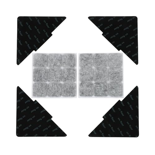 Yoaier 2-in-1 Rug Gripper Kit with Non-Slip Stickers & Chair Pads