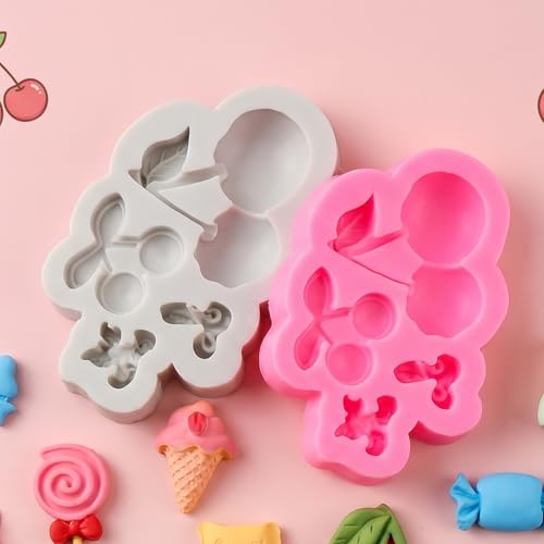 Mini Silicone Chocolate Molds - 2 Pack, Non-Stick & Heat-Resistant