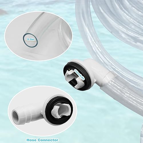 CANIPHA 3Ft Portable Air Conditioner Drain Hose Kit, 3/5 Inch Leakproof Pipe