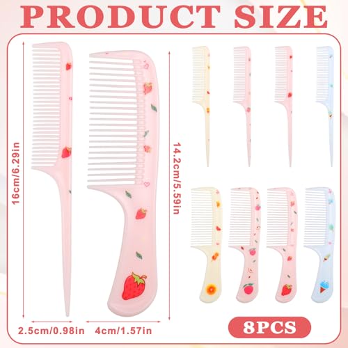 8-Piece Baby Hair Comb and Styling Set for Toddlers and Kids