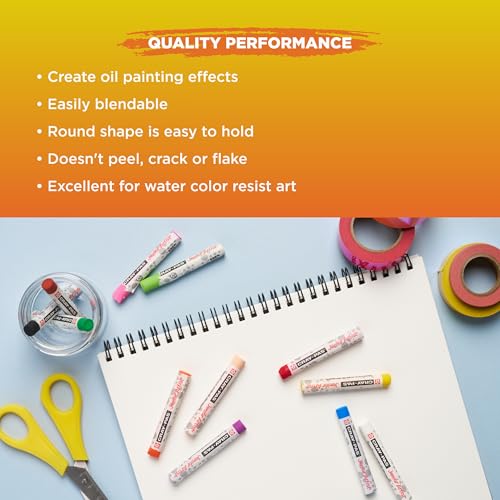 SAKURA Cray-Pas Junior Artist Oil Pastels, 25 Colors (Pack of 2)
