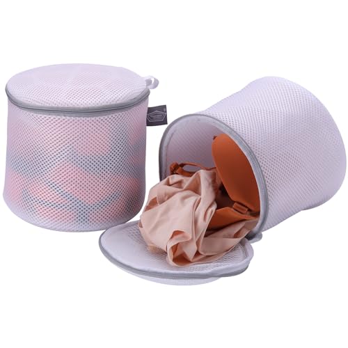Bra Washing Bag Set - 2Pcs, 8" Lingerie Laundry Bags for Delicates