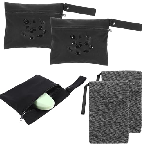 Thinp Soap Saver Bags - 4Pcs Portable Bar Soap Pouch Set