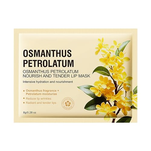 MIESCHER Osmanthus Nourishing Lip Mask 10-Pack Hydrating Collagen Gel Pads