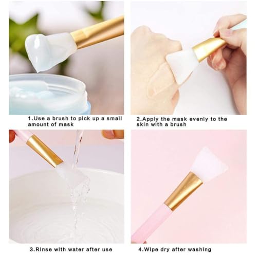 Zenarao Dual-Use Face Mask Applicator Brush and Mixing Scraper