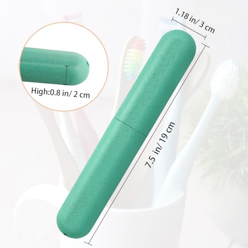 ZYYC 4-Pack Travel Toothbrush Case, Portable Dust-Proof Holder