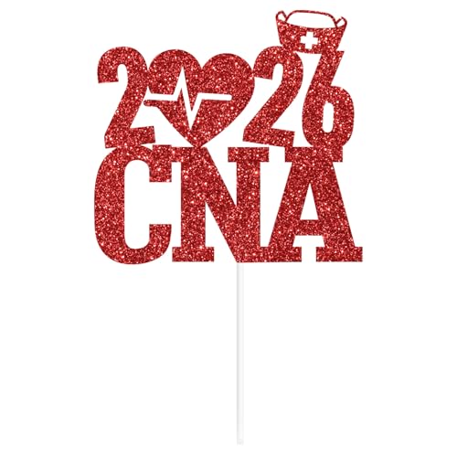 Congrats Nurse Cake Topper for CNA Graduation 2026