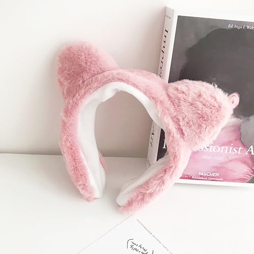JazSwirl Cat Ears Headband Kawaii Cute Furry Animal Hair Accessory