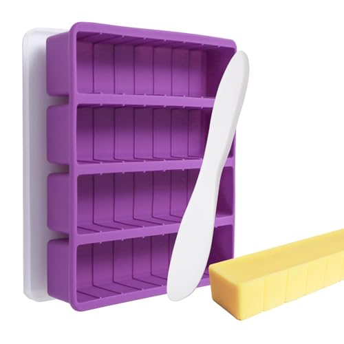 Large Silicone Butter Mold Set with Lid & Spatulas - Non-Stick