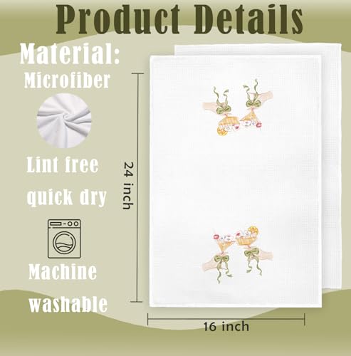 Funny Mahjong Margarita Party Hand Towels, 16x24 - Kitchen & Bathroom Decor