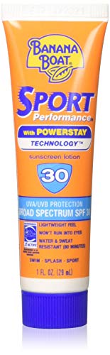 Banana Boat Sport Performance Sunscreen Lotion SPF 30 Travel Size 1 oz