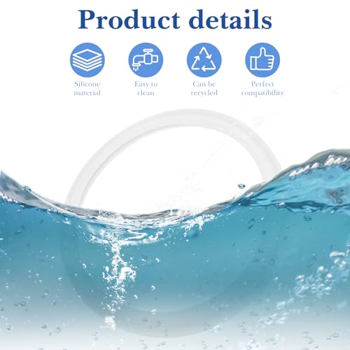 6-Pack Silicone Seal Gaskets for OmieBox - Leakproof Lid Replacement