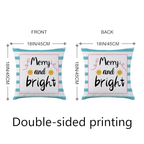 Mimkus 18x18 Inch Velvet Throw Pillow Covers, Set of 4 Ice Cream Blue
