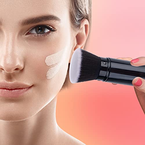 UNIMEIX Retractable Kabuki Makeup Brush for Foundation, Powder and Sunscreen