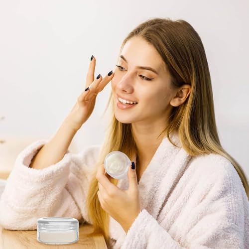 Sluswallow 5ml Clear Travel Sample Jars with Lids - 20 Pack