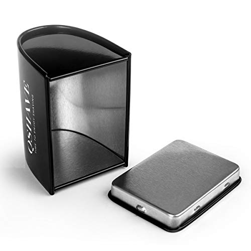 QSHAVE Razor Blade Disposal Case - Safe Storage Bank for Used Blades