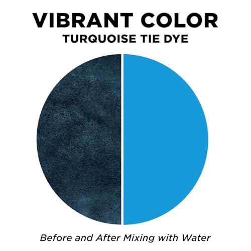 Tulip One-Step Tie-Dye Refill Pack - Turquoise, 3 Dissolvable Packets