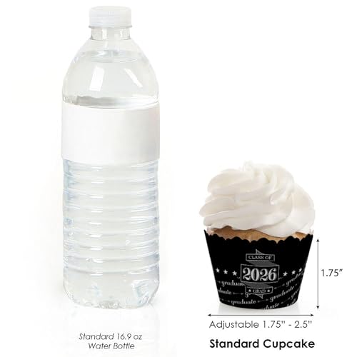 Graduation Cheers Cupcake Wrappers - Set of 12 for 2026
