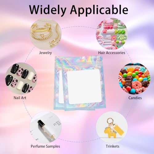 50-Piece Press On Nail Art Set with Magnetic Stands & Packaging