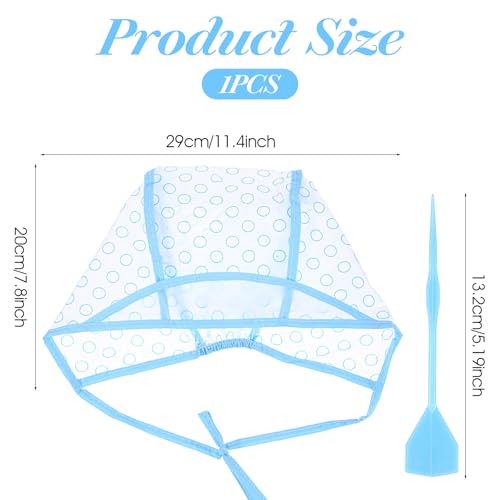 Hair Highlighting Cap and Crochet Hook Kit for Salon and DIY Dyeing