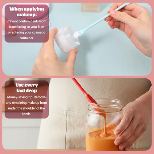 5-Piece Silicone Makeup Spatula Set for Cosmetics & Kitchen