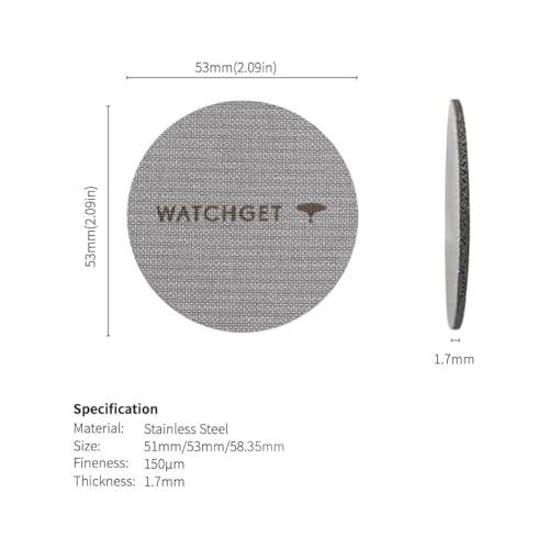 53mm Espresso Puck Screen for 54mm Portafilters - Stainless Steel