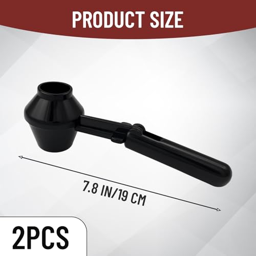 2 Pack Powder Scoop Funnel for Protein & Coffee - Durable ABS