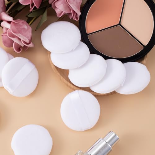Mxxipp Soft Microfiber Makeup Powder Puffs 10-Pack