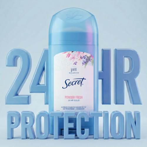 Secret Antiperspirant and Deodorant Stick for Women, Powder Fresh, 2.7 oz