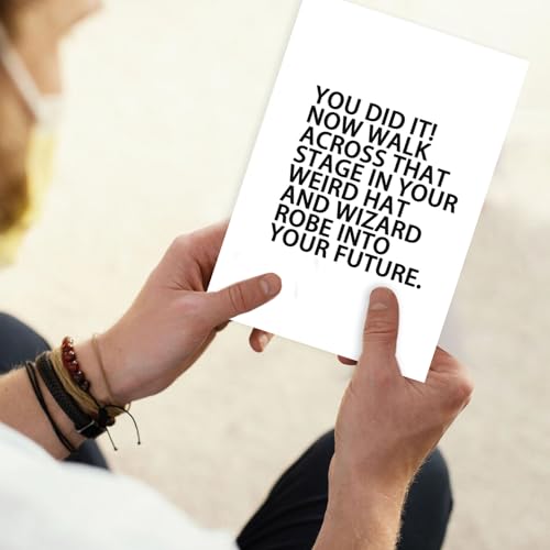 Funny Graduation Card with Envelope for Class of 2025