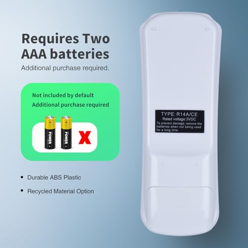 PZL Replacement Remote Control for Carrier Air Conditioner R14/CE R14A