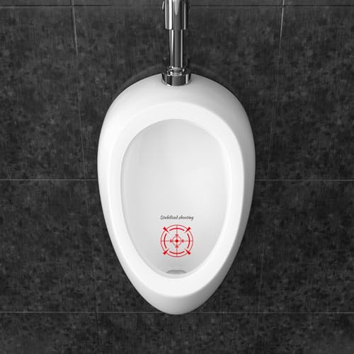 20 Waterproof Potty Training Stickers for Boys - Toilet Aiming Decals