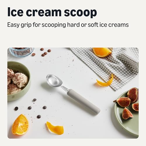 Ice Cream Scoop with Soft Grip Handle - Dishwasher Safe