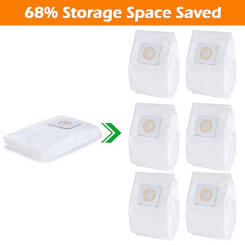 6 Pack Style 7 Vacuum Dust Bags for Bissell PowerForce - Replaces Part 32120