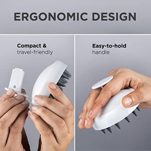 FURR Scalp Massager Shampoo Brush for Hair Growth and Stress Relief