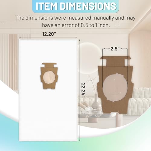 204814 Vacuum Bags for Kirby - 6 Pack, Fits Avalir & Sentria Models