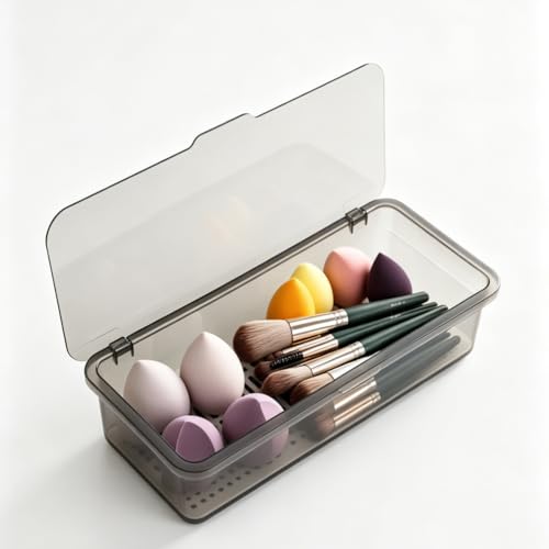Stackable Clear Storage Drawers for Makeup & Beauty Supplies