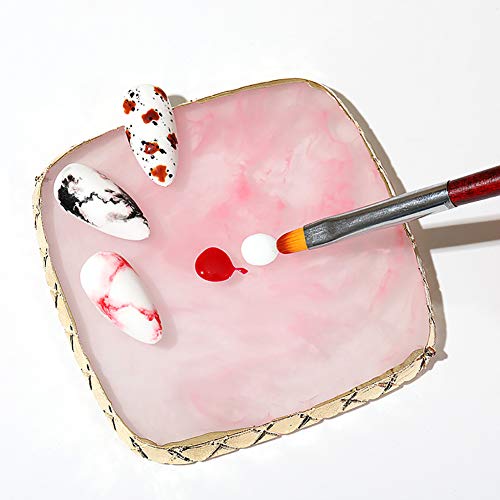 Resin Nail Art Palette Color Mixing Tray and Display Plate