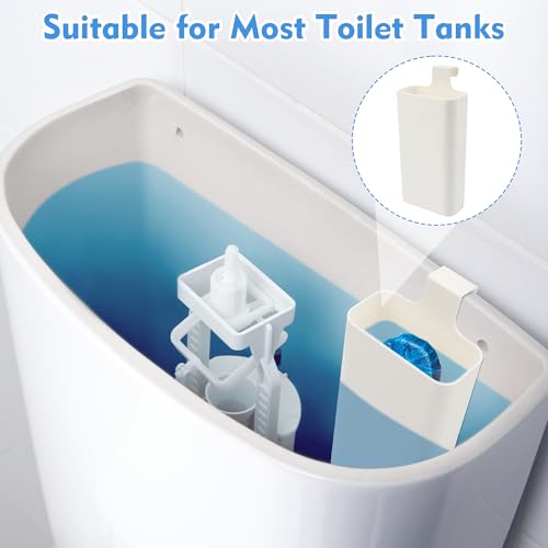 Toilet Tank Tablet Holder Set with Brush & Seat Lifters - 5 PCS
