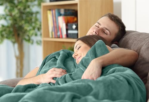 Utopia Bedding Ultra Soft Fleece Blanket Twin Size Celadon 60x80